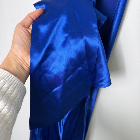 SAU LEE Penelope Gown Royal Blue Halter Neck Backless Maxi Dress Size US 4 NWT - Picture 8 of 10